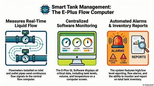 Enhancing Operations: Utilizing the E-PLUS Flow Computer for Advanced Tank Gauging and Inventory Management | SVIZONA Industrial Solutions