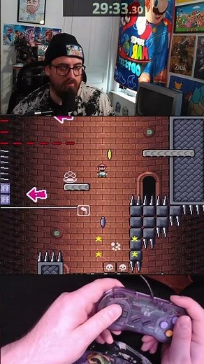 Wild Vertical Thwomp Section