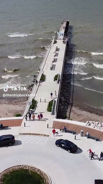 Just 15 minutes from Downtown Cleveland, the Bradstreet’s Landing Pier is NOW OPEN! Perfect for a picnic, fishing, or an excuse to play in the water! 🎣🧺 22400 Lake Rd. Rocky River, Ohio 44116 #ohiobucketlist #clevelandohio #clevelandexplored