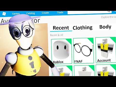 MAKING SECURITY BREACH MAP BOT a ROBLOX ACCOUNT (FNAF Five Nights at Freddy's)