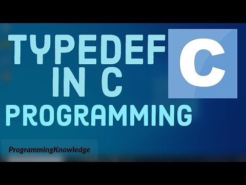 C Programming Tutorial for Beginners 27 - typedef in C Programming | Learn typedef in C