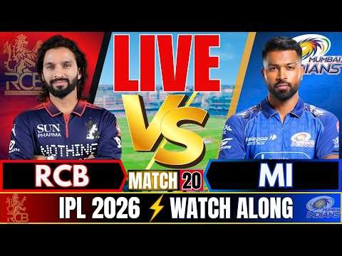 🔴IPL LIVE: Mumbai vs Bengaluru Live match Score | IPL 2026 Match Today | MI vs RCB Live match