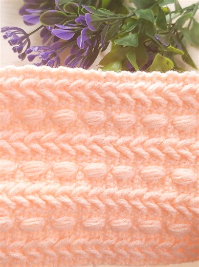 Stylish Single Color Knitting Pattern Tutorial