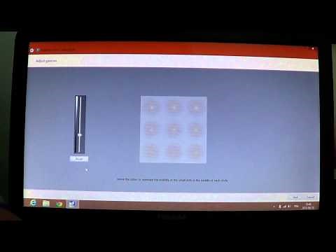 Windows 8 Display color calibration