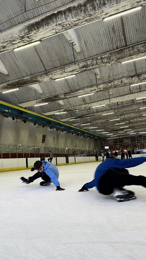 Ice Skating Fun and Fails at Indoor Rink