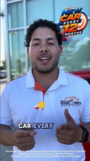📣 NEW CAR EVERY YEAR program.