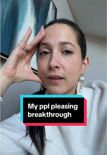 Hated this for me but love that it brought about a breakthrough. #peoplepleasing #peoplepleaser #therapistsoftiktok #tiktoktherapist #therapytok #mentalhealthtok