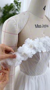 1.1M views · 14K reactions | Making a corset off the shoulder ivory long prom dress #dress #sewing #weddingguestdress #prom2025 #fashion #wedding #vintage #elegant #elegant #hautecouture #sewingproject #bridal #weddingdress #bridalgown #promdresses | Miss Jophiel | Facebook