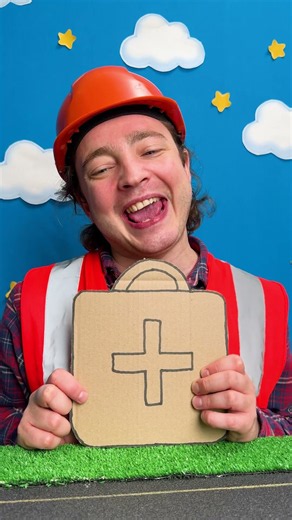 What’s in the Cardboard First Aid Kit? 🚑 Help for the Car! 🚗