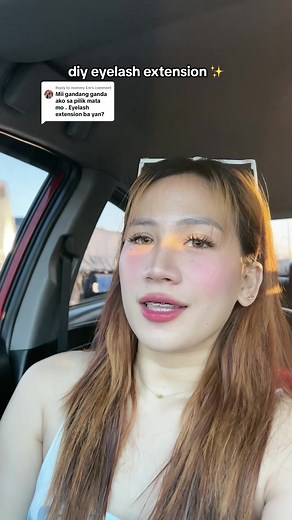 Replying to @mommy Em eyelash extension ko?🤭 #diyeyelashextensions #eyelashextensions