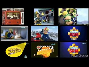 Fireman Sam all Italian intro's mashup