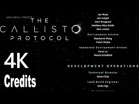The Callisto Protocol Credits [4K]