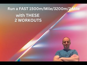 Run a FAST 1500m/Mile and 3k/2 Mile with THESE TWO WORKOUTS