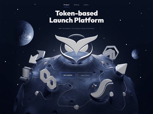 Token Launch Platform Hero Image