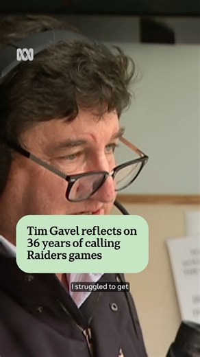 Former ABC commentator Tim Gavel has drawn parallels between the 2025 Canberra Raiders and the premiership-winning 1989 team as he reflects on his 36-year-career as the "voice of Canberra sport". Personalise your news and stay in the know with the ABC NEWS app via the link in our bio. #ABCNewsACT | ABC Canberra