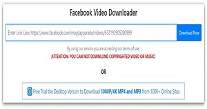 Facebook video downloader free download online