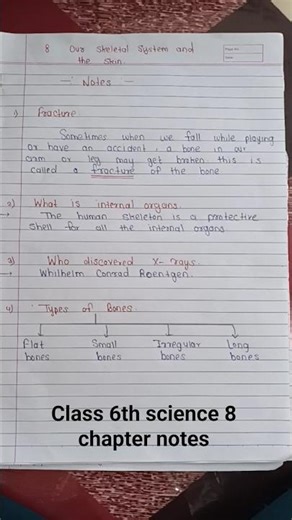 science Notes 6th class