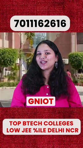 Top BTech Colleges for Low JEE Percentile in Delhi NCR 🔥