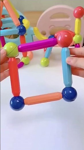 Brainy Kids Magnetic Stick – Smart Play for Smart Kids! 🧠✨ #FunLearning #toys #creativeideas #81