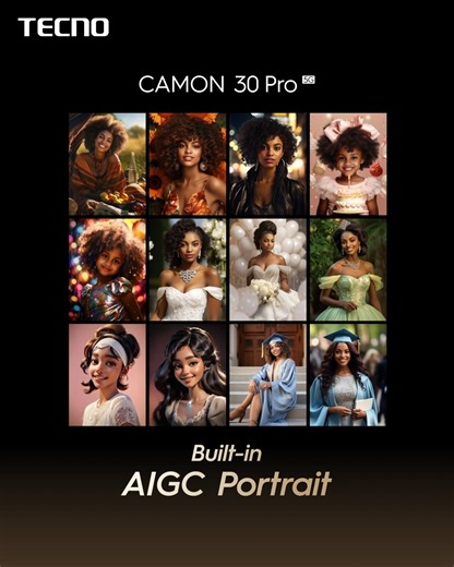 890K views · 1.5K reactions | The CAMON 30's AIGC Portrait is your secret weapon to stunning selfies! With #TECNO 's AI technology, you can effortlessly create personalized portrait photos that will wow your friends. Say hello to the new standard in selfie perfection! Join CAMON now and unleash your creativity! #AIGCPortrait #CAMON30Series | TECNO Mobile | Facebook