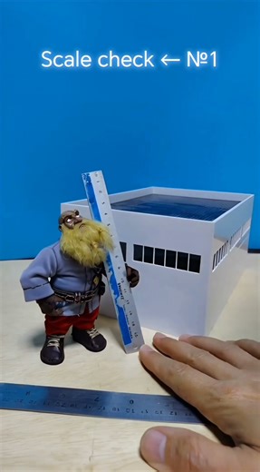 Scale check: human vs dwarf