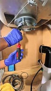 Replace garbage disposal flange