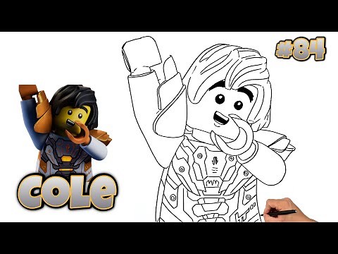 How To Draw COLE | LEGO: Ninjago #ninjago #ninjagocole #ninjagodrawing