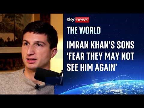 'He's being held in a death cell': Imran Khan's sons tell Yalda Hakim of fears for ex-PM's life
