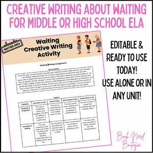 Creative Narrative Writing Activity for Middle & High School English Classes