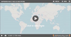 Happisburgh Walk 2.7 Miles (5.5 Miles Return)  on plotaroute.com