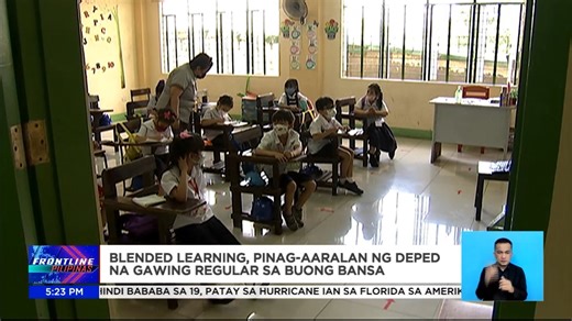 77K views · 123 reactions | #FrontlinePilipinas | Pinag-aaralan ng Department of Education (DepEd) na i-institutionalize na ang blended learning sa mga eskwelahan. For more latest stories, visit us at www.news5.com.ph | News5 | Facebook