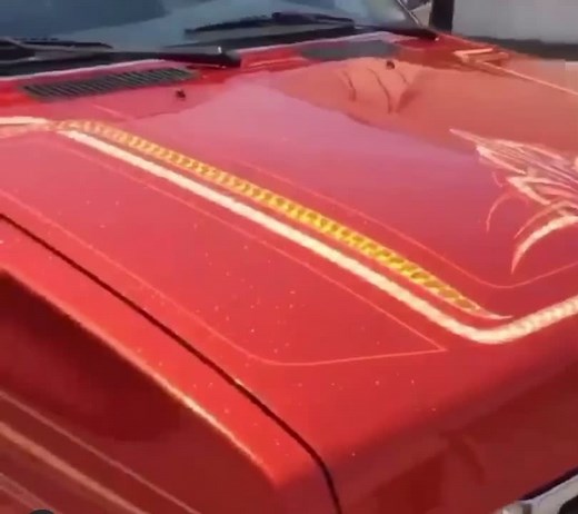 Painted by kandy by Louie #minitrucks #kandyandflake