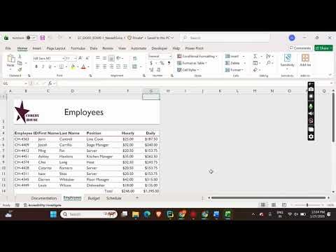 Shelly Cashman Excel 365 | Module 9: End of Module Project 1 Comedy House #shellycashman