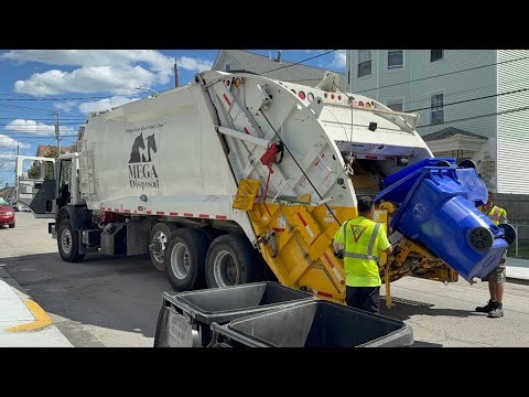 New Mega Disposal Garbage Truck Packing CF Recycling