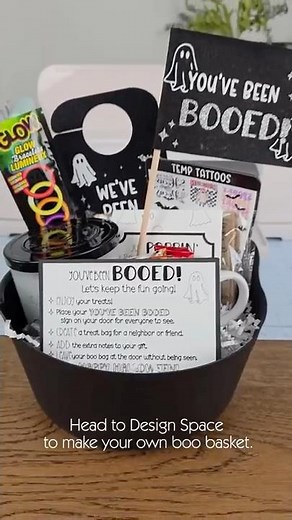 DIY Halloween Boo Basket 👻