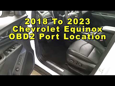 Chevrolet Equinox OBD2 OBDII Port Connector Location 2018 2019 2020 2021 2022 & 2023 3rd Gen