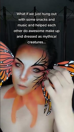 Monarch Butterfly make up