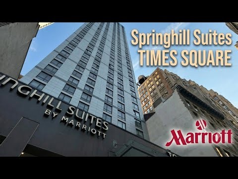 [4K] Hotel Tour | 🇺🇸 NEW YORK, Springhill Suites by Marriott Times Square 2026 review