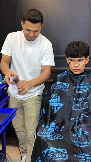 Nivel alto de satisfacción al cliente, final inesperado. #barberlife #humor #comedia