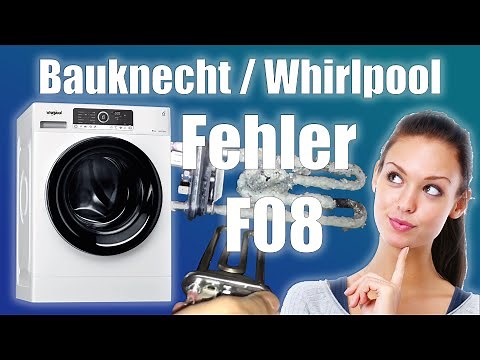 🔧 Fehler F08 bei Whirlpool & Bauknecht Waschmaschine beheben – Heizung prüfen & tauschen!