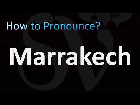 How to Pronounce Marrakech (Arabic, Morocco)