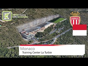 Training Center La Turbie | AS Monaco | Google Earth 360° Rotation