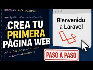 🚀 Crea tu Primera Página Web con Laravel PASO a PASO [Fácil y Rápido]