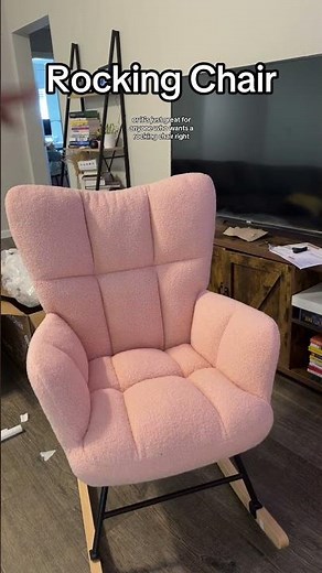 Add this rocking chair to your nursery or classroom 🌸 Super easy set up on this rocking chair!