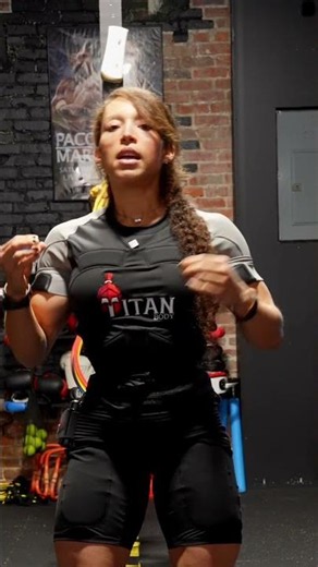EMS explained .Electric muscle stimulation superhero suit from titanbody.com code CAROLYNEFIT.