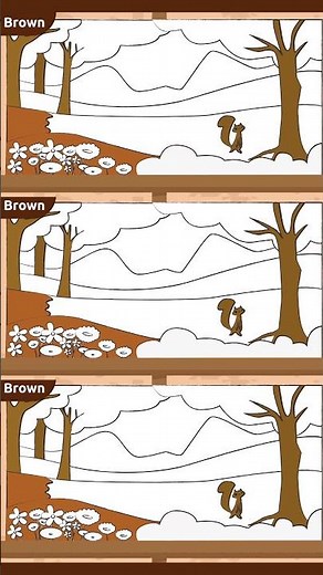 🟫🟫🟫 Let's Color Brown! 🎨 Learn the Colors with Smile and Learn 🐻