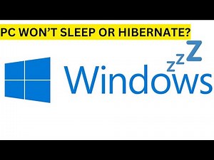 Windows Will Not Sleep or Hibernate - Troubleshooting