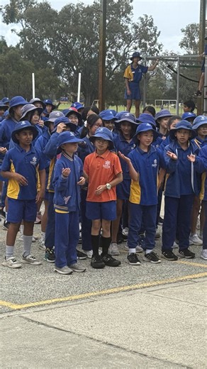 Today at lunch time our Rostrata Choirs surprised us with a FEEL GOOD FLASH MOB, check out the video snippet - great job 💛💙 | Rostrata Primary School