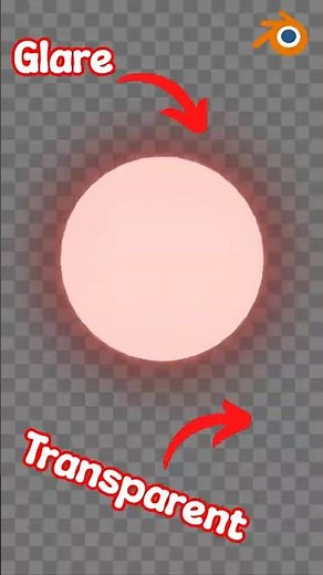 How to Export Glare with Transparency in Blender? #BlenderGlare #BlenderCompositor