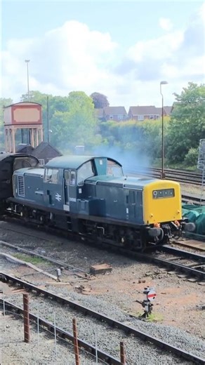 The only surviving BR Class 17 diesel loco